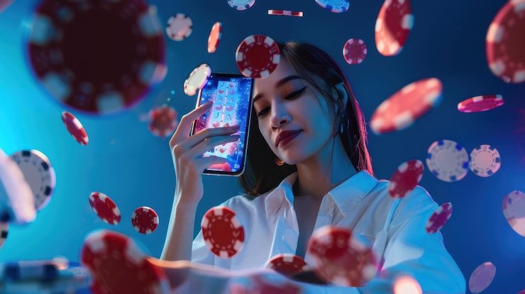 Meja Teen Patti di platform liga367 dengan layout kartu dan area taruhan